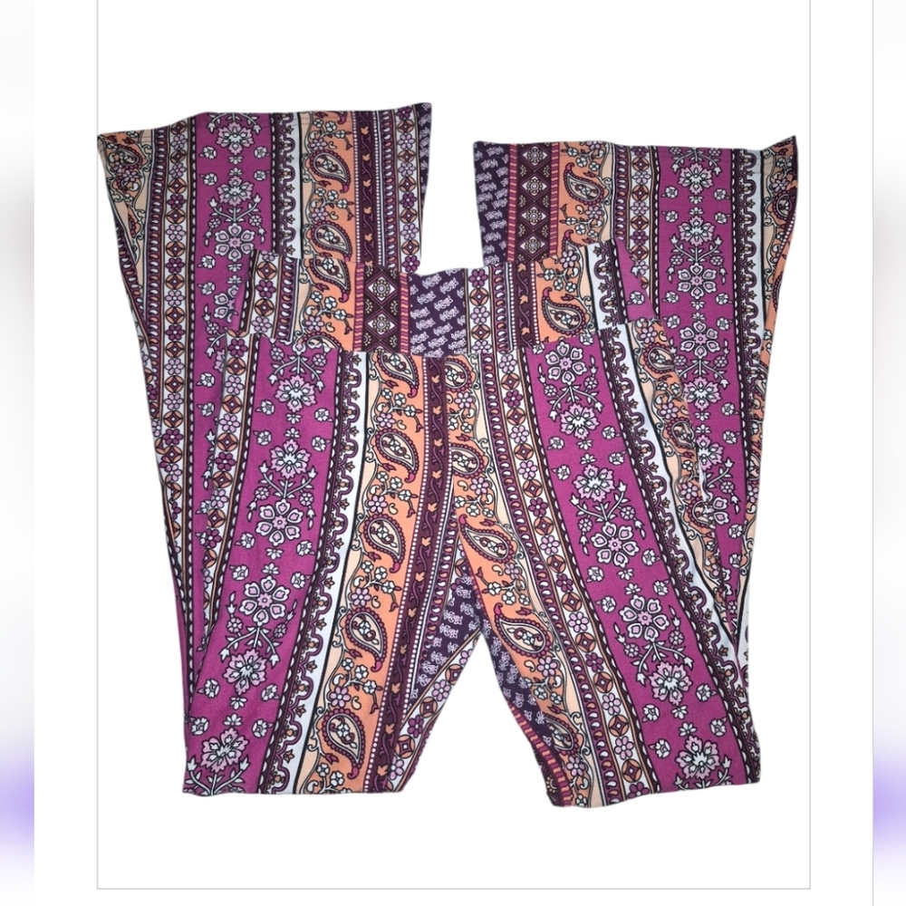 Nobo Bohemian Patterned Flare Pants